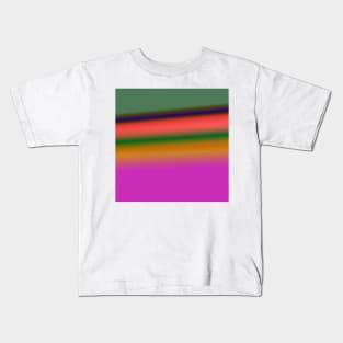 red blue green texture art Kids T-Shirt